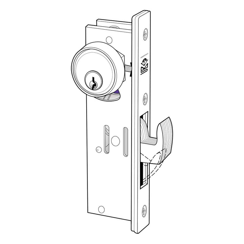 Deadbolts; Type: Deadlock; Key Type: Keyless; Lock Type: Keyless; Mount Type: Surface; Material: Aluminum; Minimum Door Thickness: 1.125 in; Maximum Door Thickness: 4.625 in; Minimum Order Quantity: Aluminum; Material: Aluminum; For Use With: Adams Rite T