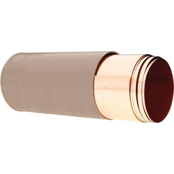 Precision Brand - 100 Inch Long x 6 Inch Wide x 0.005 Inch Thick, Roll Shim Stock - Copper - Best Tool & Supply