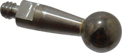 Mitutoyo - 3mm Ball Diam, Steel, Ball Test Indicator Contact Point - 9.2mm Contact Point Length, Use with Mitutoyo 513 Series Dial Test Indicators - Best Tool & Supply