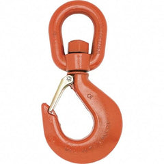 Campbell - Swivel Hoist Hooks Hook Size: #11 Load Limit (Ton): 11.00 - Best Tool & Supply