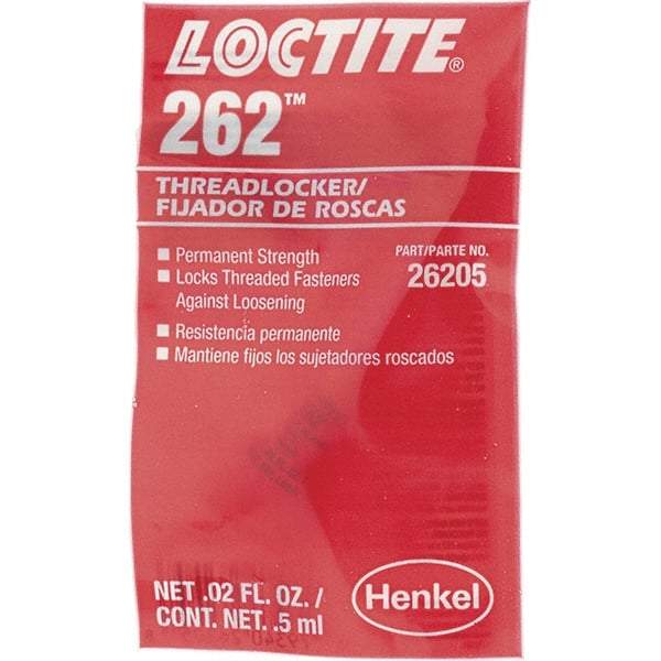 Loctite - Threadlockers & Retaining Compounds - 262 .5ML PERMANENT L LOCTITE THREADLOCKERS - Best Tool & Supply