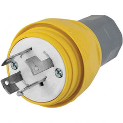 Hubbell Wiring Device-Kellems - 125/250 VAC 20A NonNEMA Industrial Twist Lock Plug - Best Tool & Supply