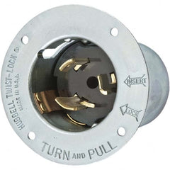 Hubbell Wiring Device-Kellems - 125V 50A NonNEMA Industrial Twist Lock Inlet - Best Tool & Supply