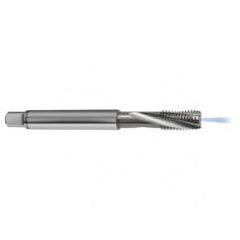 M8x1.0 6H 3-Flute Carbide Semi-Bottoming 15 degree Spiral Flute Tap-Bright - Best Tool & Supply