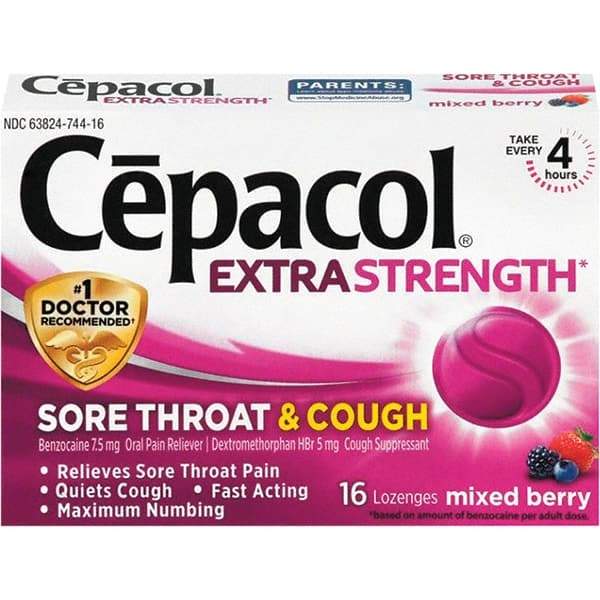 Cepacol - Mixed Berry Flavor Cough Drop Lozenges - Sore Throat Relief - Best Tool & Supply