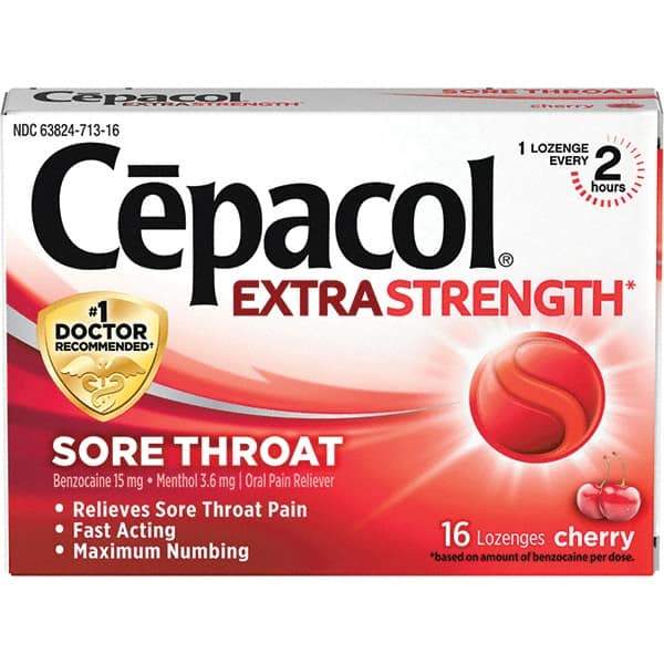 Cepacol - Cherry Flavor Cough Drop Lozenges - Sore Throat Relief - Best Tool & Supply