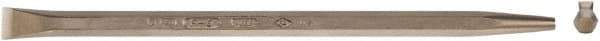 Ampco - 30" OAL Pinch Bar - 1-1/8" Wide, Aluminum Bronze - Best Tool & Supply