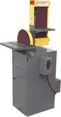 Kalamazoo - 48" Long x 6" Wide Belt, 12" Diam, Combination Sanding Machine - 3 hp, Triple Phase - Best Tool & Supply