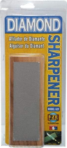 Eze Lap - 6" Long x 2" Wide Diam ond Sharpening Stone - Flat, 600 Grit, Fine Grade - Best Tool & Supply