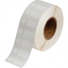 Brady - 1/2" Wide x 1" Long, White Polypropylene Inkjet Label - For BradyJet J2000 - Best Tool & Supply