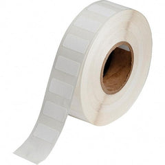 Brady - 1" Wide x 1/2" Long, White Polypropylene Inkjet Label - For BradyJet J2000 - Best Tool & Supply