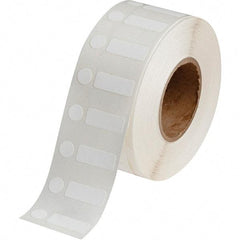 Brady - 3/8" Wide x 1" Long, White Polypropylene Inkjet Label - For BradyJet J2000 - Best Tool & Supply