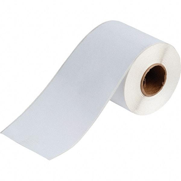 Brady - 4" Wide, White Polyester Inkjet Label - For BradyJet J2000 - Best Tool & Supply