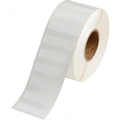 Brady - 1/2" Wide x 2" Long, White Polypropylene Inkjet Label - For BradyJet J2000 - Best Tool & Supply