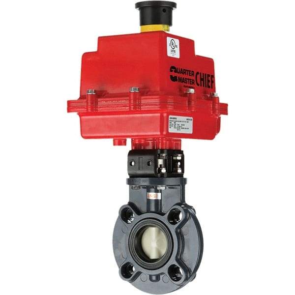 Asahi/America - Actuated Butterfly Valves Pipe Size: 3 (Inch) Actuator Type: Electric - Best Tool & Supply