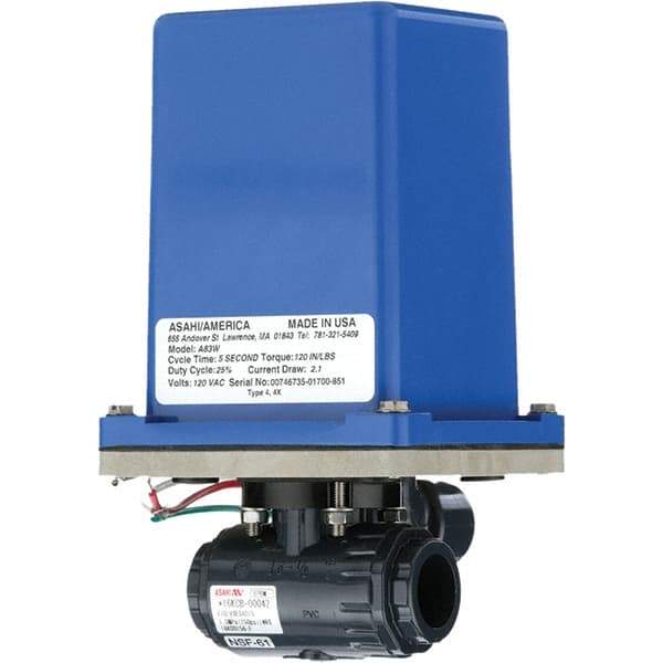 Asahi/America - Actuated Ball Valves   Actuator Type: Electric    Pipe Size: 1 (Inch) - Best Tool & Supply