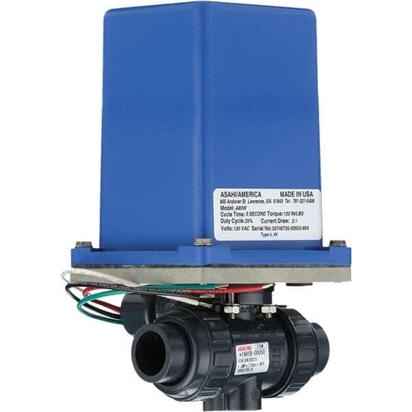 Asahi/America - Actuated Ball Valves   Actuator Type: Electric    Pipe Size: 3/4 (Inch) - Best Tool & Supply