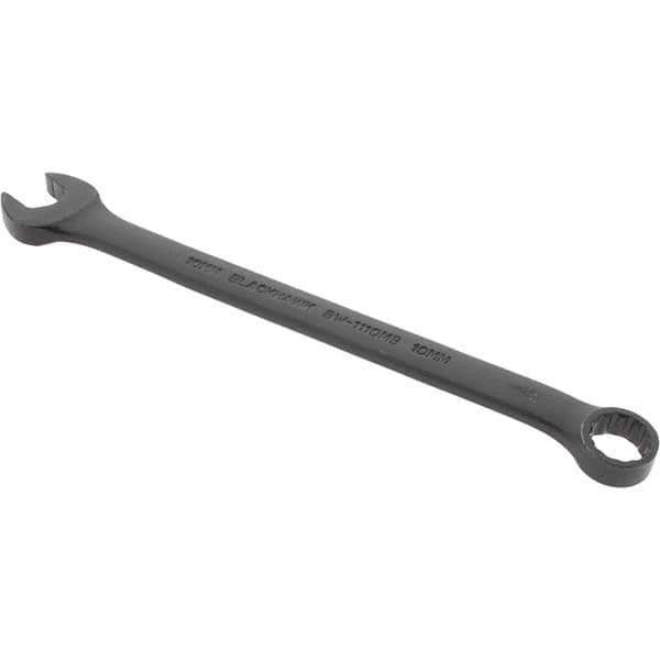 Blackhawk by Proto - 10mm 12 Point Offset Combination Wrench - 15° Offset Angle, 6-1/4" OAL, Steel, Black Finish - Best Tool & Supply