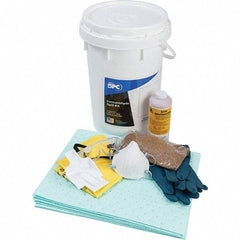 Brady SPC Sorbents - 9 Gal Capacity Hazardous Materials Spill Kit - 6.5 Gal Polyethylene Bucket - Best Tool & Supply