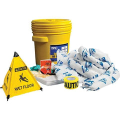 Brady SPC Sorbents - 17 Gal Capacity Oil Only Spill Kit - 20 Gal Polyethylene Drum - Best Tool & Supply