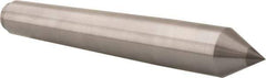 Riten - 1.289" Head Diam, Carbide-Tipped Steel Standard Point Solid Dead Center - B&S 10 Brown & Sharpe Taper, 1.289" Point Diam, 2-1/4" Point Length, 8-9/16" OAL - Best Tool & Supply