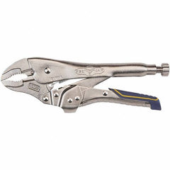 Irwin - Locking Pliers Plier Type: Locking Pliers Jaw Style: Long Nose Curved w/Wire Cutter - Best Tool & Supply