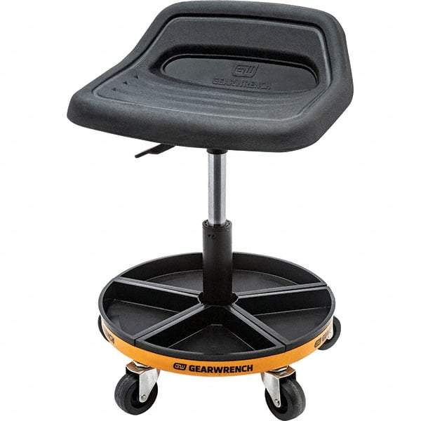 GearWrench - Swivel & Adjustable Stools Type: Tractor Seat Base Type: Mobile Wheel Base - Best Tool & Supply