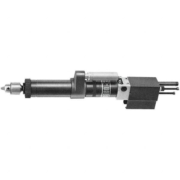 Ingersoll-Rand - 3/8" Reversible Keyed Chuck - Inline Handle, 1,450 RPM, 0.5 hp, 90 psi - Best Tool & Supply