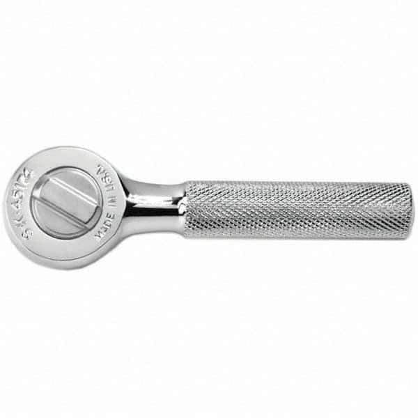 SK - Round Head - Chrome Finish, 4.8" OAL, 40 Gear Teeth - Best Tool & Supply