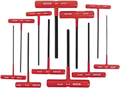 Proto - 11 Piece T-Handle Hex Key Set - Hex Range 5/64 to 3/8" - Best Tool & Supply