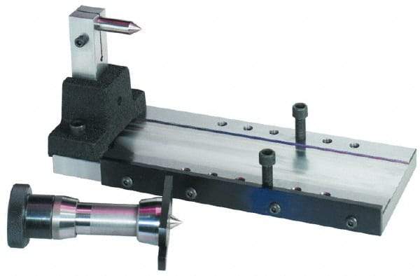 Harig - Base Plate and Tailstock Assembly - Compatible with Uni Dex 070-100 Grinding Fixture - Best Tool & Supply