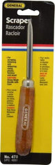 General - Hand Deburring Triangle Tool - Steel Blade, Hole Chamfering - Best Tool & Supply