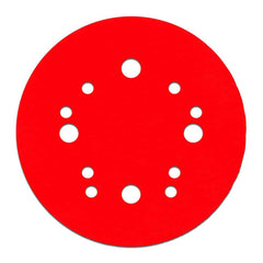 Hook & Loop Discs; Disc Diameter (Decimal Inch): 5; Grade: Fine; Grit: 150; Abrasive Material: Ceramic Blend; Disc Color: Red; Package Quantity: 4; Grit: 150; Grit: 150; Package Quantity: 4