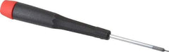 Wiha - 0.71mm Precision Miniature Hex Driver - 1-9/16" Bade Length, Tapered Handle, 4-3/4" OAL - Best Tool & Supply