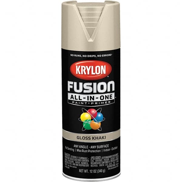 Krylon - Spray Paints Type: Acrylic Enamel Spray Paint Color: Khaki - Best Tool & Supply