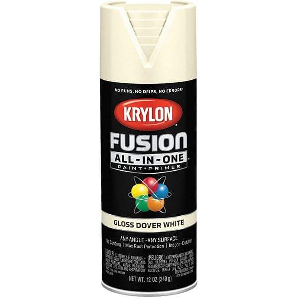 Krylon - Spray Paints Type: Acrylic Enamel Spray Paint Color: Dover White - Best Tool & Supply