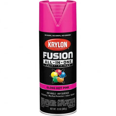 Krylon - Spray Paints Type: Acrylic Enamel Spray Paint Color: Hot Pink - Best Tool & Supply