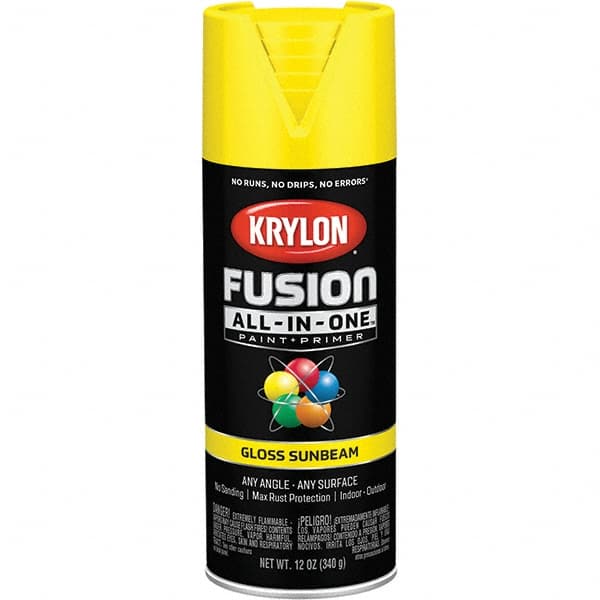 Krylon - Spray Paints Type: Acrylic Enamel Spray Paint Color: Sunbeam - Best Tool & Supply