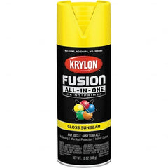 Krylon - Spray Paints Type: Acrylic Enamel Spray Paint Color: Sunbeam - Best Tool & Supply