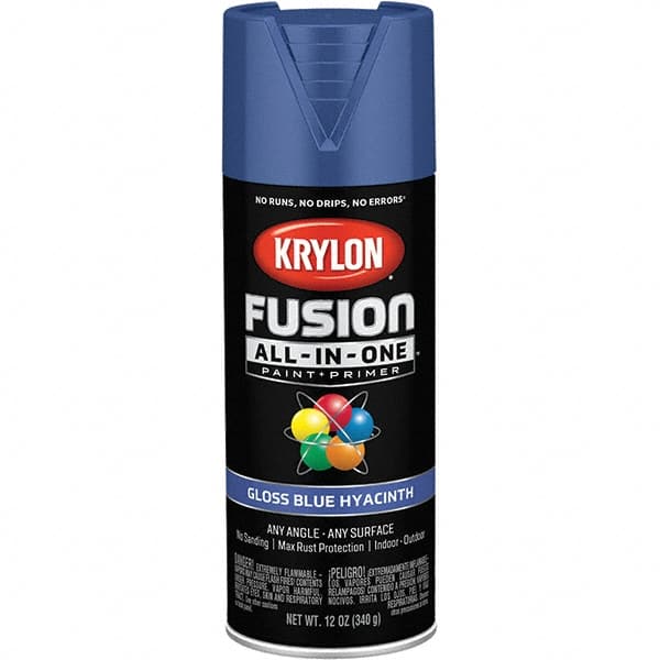 Krylon - Spray Paints Type: Acrylic Enamel Spray Paint Color: Blue Hyacinth - Best Tool & Supply