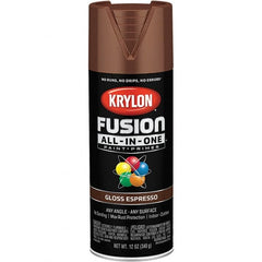 Krylon - Spray Paints Type: Acrylic Enamel Spray Paint Color: Espresso - Best Tool & Supply