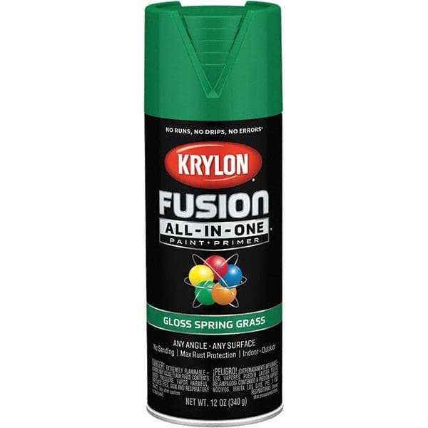 Krylon - Spray Paints Type: Acrylic Enamel Spray Paint Color: Spring Grass - Best Tool & Supply