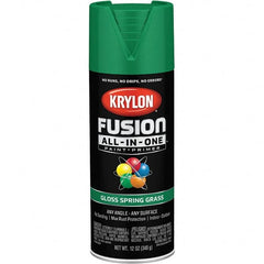 Krylon - Spray Paints Type: Acrylic Enamel Spray Paint Color: Spring Grass - Best Tool & Supply