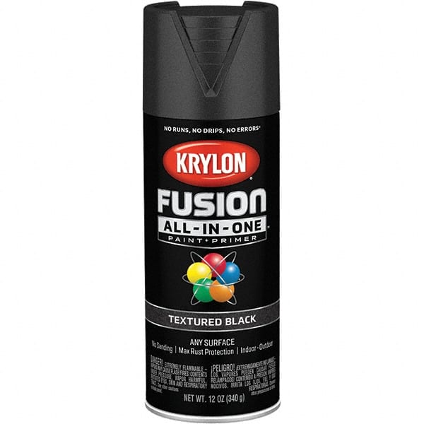 Krylon - Spray Paints Type: Acrylic Enamel Spray Paint Color: Black - Best Tool & Supply