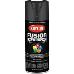 Krylon - Spray Paints Type: Acrylic Enamel Spray Paint Color: Black - Best Tool & Supply