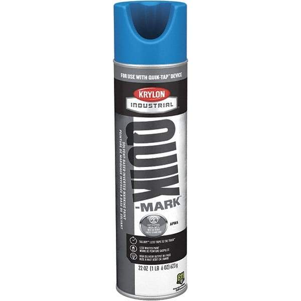 Krylon - Striping & Marking Paints & Chalks Type: Marking Paint Color Family: Blue - Best Tool & Supply