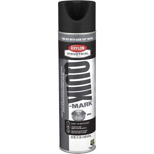 Krylon - Striping & Marking Paints & Chalks Type: Marking Paint Color Family: Black - Best Tool & Supply