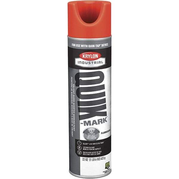 Krylon - Striping & Marking Paints & Chalks Type: Marking Paint Color Family: Red/Orange - Best Tool & Supply