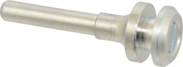 Value Collection - 3/8" Hole, Wheel Mandrel - 2-1/8" OAL, 3/8" Max Wheel Width, 1/4" Shank Diam - Best Tool & Supply