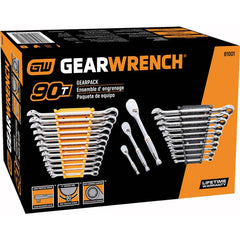 GEARWRENCH - Combination Hand Tool Sets; Tool Type: Wrenches, Ratchets ; Number of Pieces: 25.000 - Exact Industrial Supply
